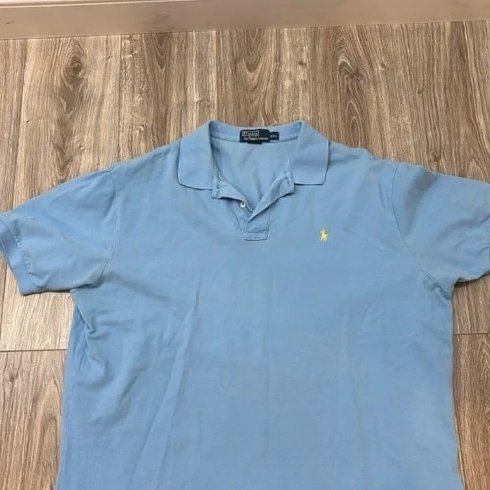 Polo by Ralph Lauren Men's Blue Polo Shirt XXL